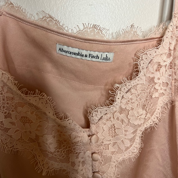 Abercrombie & Fitch Pink Silk Cami - Picture 3 of 3